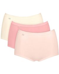 Sloggi - Basic+ Maxi 3 Pack Briefs - Lyst