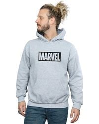Marvel - Outline Logo Hoodie - Lyst