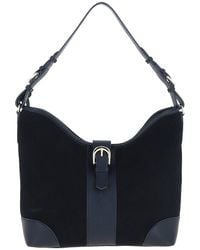 Ashwood Leather - 'Tesoro Toscano' Top Zip Soft Suede Leather Shoulder Bag - Lyst