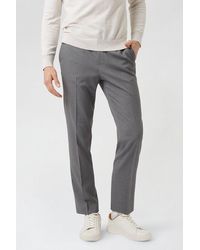 Burton - Light Grey Essential Eco Slim Fit Trousers - Lyst
