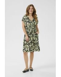 Kaffe - Jenn Knee-Length Short Sleeve Dress - Lyst