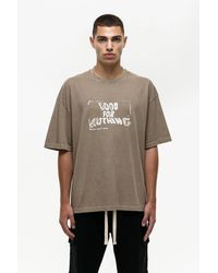 Good For Nothing - Oversized Cotton Printed Short Sleeve T-shirt - Lyst