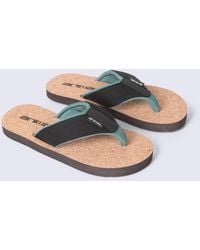 Animal - 'Parker' Lightweight Cork Footbed Beach Slip On Summer Flip Flops - Lyst