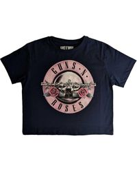 Guns N Roses - Classic Logo Crop Top - Lyst