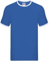 Fruit Of The Loom - Ringer Contrast T-Shirt - Lyst