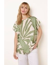 Blue Vanilla - Short Sleeve Round Neck Top - Lyst