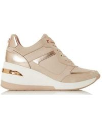 Dune - 'easton' Leather Trainers - Lyst