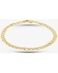 T.H.Baker - 9Ct 8.5 Inch Curb Chain Bracelet Hc120-8.5 - Lyst