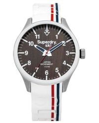 Superdry - Ski Stainless Steel Fashion Analogue Quartz Watch - Syg185w - Lyst