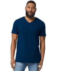 Gildan - Softstyle V Neck T-Shirt - Lyst