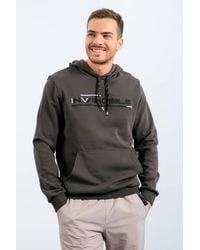 TOMMY LIFE - Printed Hooded Sweatshirt With Pocket - Lyst