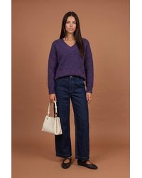 Urban Bliss - Wool Blend V Neck Jumper - Lyst