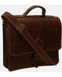 Berber Leather - 'The Casablanca' Mini Leather Satchel - Lyst
