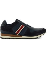 Dune - 'tronic' Leather Trainers - Lyst