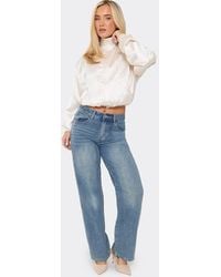 EGO - Long Sleeve Zip High Neck Pocket Detail Jacket - Lyst