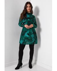 Joe Browns - Statement Print High Neck Tunic Top - Lyst