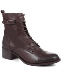 Jones Bootmaker - Madie Heeled Leather Ankle Boots - Lyst