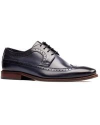 Base London - Havisham Plain Toe Derby Shoe - Lyst