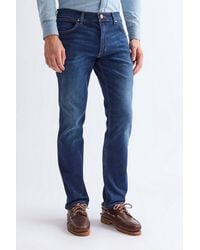 Wrangler - Greensboro Straight Fit Jeans For Real - Lyst