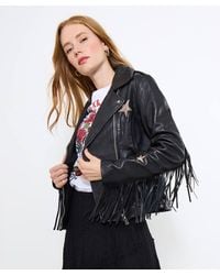 Joe Browns - Statement Leather Biker Jacket - Lyst