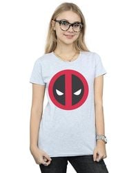 Marvel - Deadpool Large Clean Logo Cotton T-Shirt - Lyst