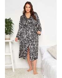 Yours - Printed Dressing Gown - Lyst