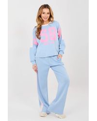 Love Lace - Sporty Tracksuit Set Sweatshirt & Trousers - Lyst