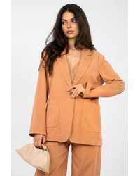 Love Lace - Paris Rue Cotton Denim Blazer With Elastane - Lyst
