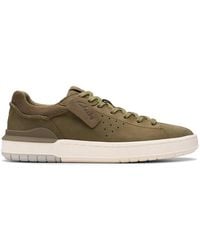 Clarks - Courtlite 2 Run Nubuck Trainers, Lace Up - Lyst