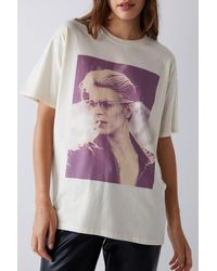 Warehouse - Bowie License Graphic T-shirt - Lyst