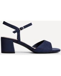 Linzi - Darlene Faux Suede Low Heeled Sandals - Lyst