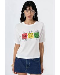 Bigdart - Printed Crew Neck T-Shirt - Lyst