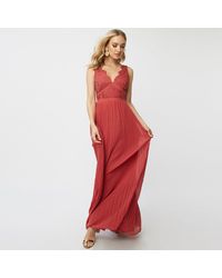 little mistress viola floral plunge maxi dress