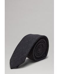 Burton - Grey Brushed Wool Tie - Lyst
