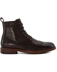 Dune - 'morrals' Leather Smart Boots - Lyst