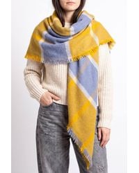SARTA - Striped Tartan Winter Blanket Scarf - Lyst