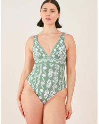 Accessorize - 'lexi' Ornamental Print Shaping Swimsuit - Lyst