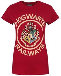 Harry Potter - Hogwarts Railways T-shirt - Lyst