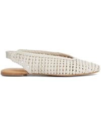 Dune - 'Hollianne' Leather Ballet Pumps - Lyst