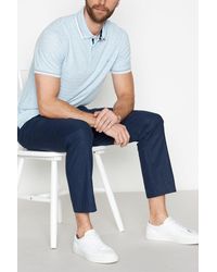 MAINE - Tipped Travel Polo Shirt - Lyst
