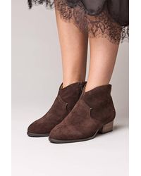 Moshulu - 'Yardang' Western-Style Heeled Ankle Boots - Lyst