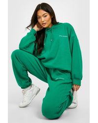 Boohoo - Ofcl Studio Embroidered Hooded Tracksuit - Lyst
