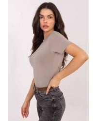 Love Lace - Daily Casual Smooth Short Sleeve Blouse - Lyst