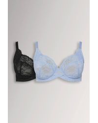 Yours - 2 Pack Non-Padded Underwired Bras - Lyst