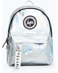Hype - Silver Holo Mini Backpack - Lyst