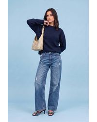 Urban Bliss - Wool Blend Longline Jumper - Lyst