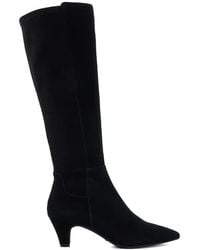 Dune - Wide Fit 'Sera' Suede Knee High Boots - Lyst