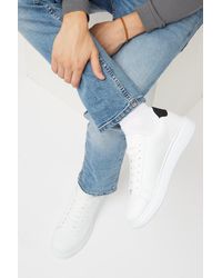 Burton - White Chunky Sole Trainers - Lyst