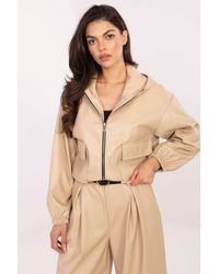 Love Lace - Stylish Short Zip Jacket With Insulation Pockets - Lyst