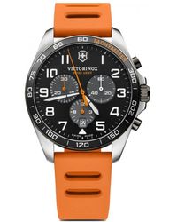 Victorinox - Fieldforce Sport Chrono Stainless Steel Luxury Quartz Watch - 241893 - Lyst